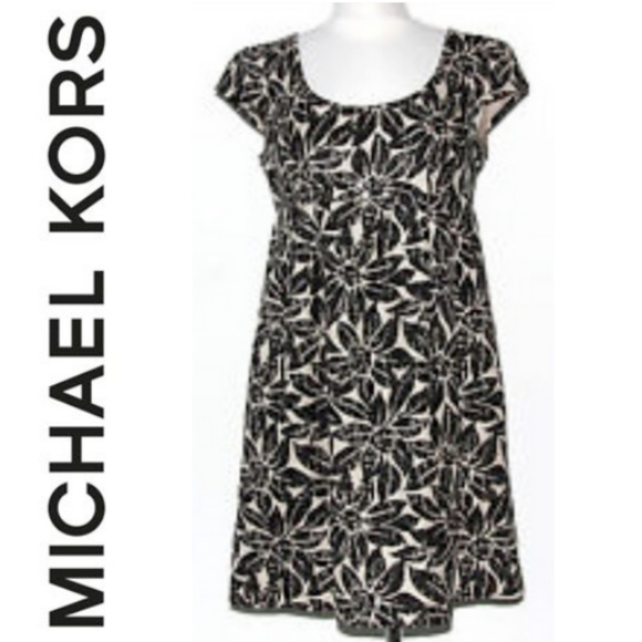 💥SOLD💥Michael Kors Sunflower Floral Linen Burlap Dress - Picture 1 of 8
